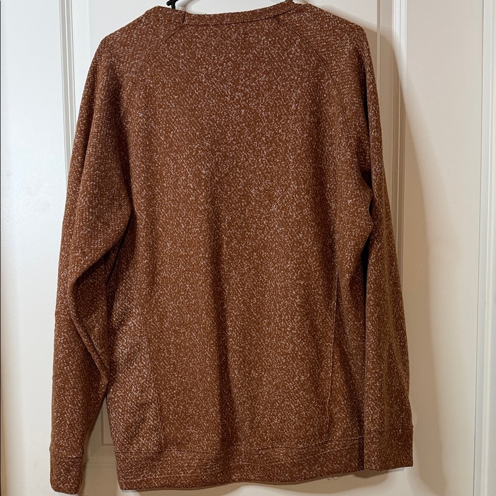 Katin Warm Brown Textured Sweatshirt - Picture 4 of 4
